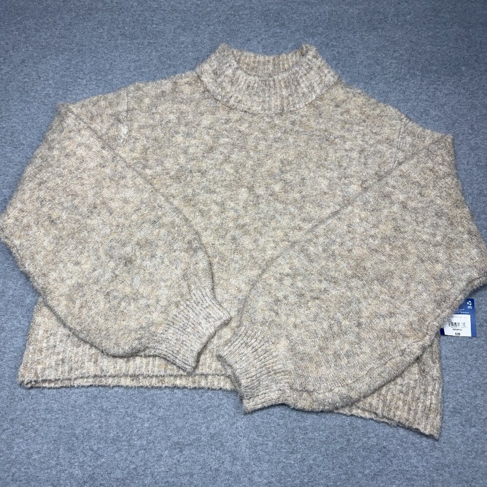 Arizona Brand Ladies Sweater. Size XXL. Tan, grays, cream colors. Comfy & Cozy